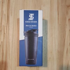 26oz Black Shaker Bottle